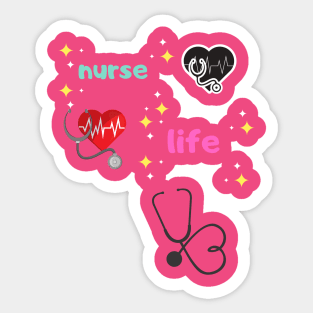 nurse life Sticker